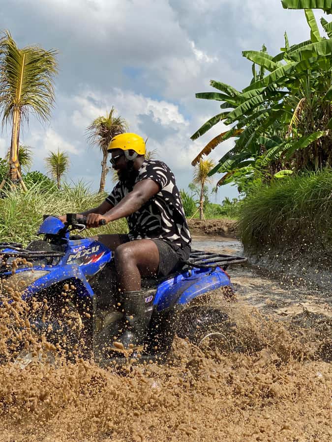 Ubud: Rice Teracces,Gorila Face ATV & Rafting - Tegallalang Rice Terrace in a short 30-minute stop