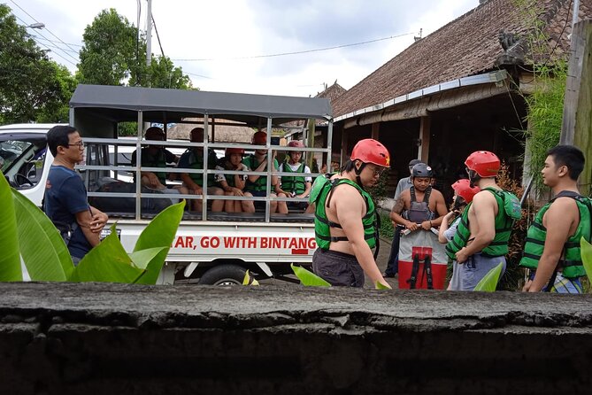 Ubud White Water Rafting on the Ayung River with Pickup & Lunch - Shower, changing room, and buffet lunch