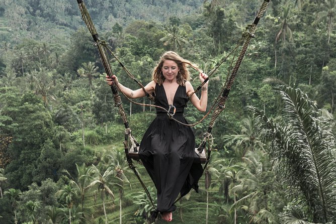 Ubud White Water Rafting, Rice Terrace and Jungle Swing - Thirty minutes at d’Alas Swing