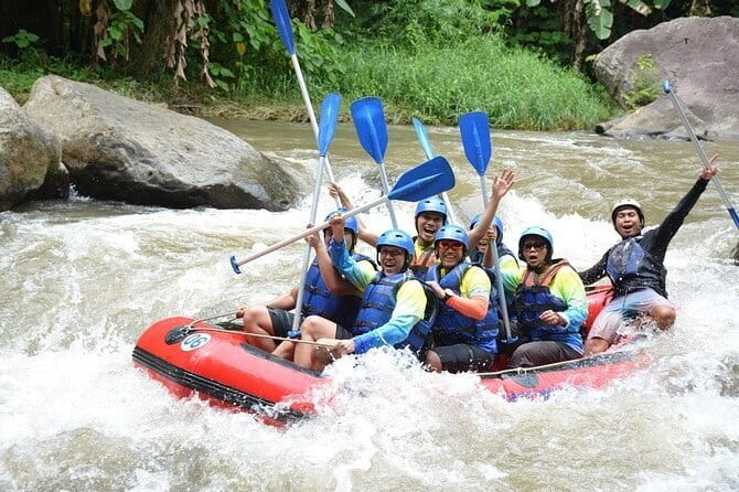 Ubud White Water Rafting with Buffet Lunch - The start: pickup, equipment, and the long walk to the river