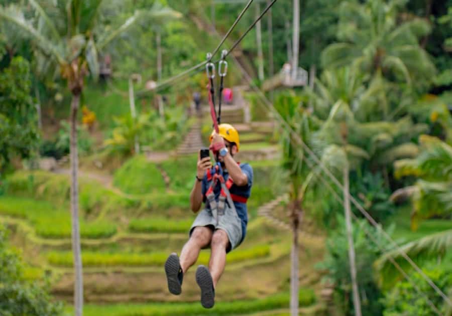 Ubud: Zip-line Adventure, River Rafting & Rice Terraces Tour - Fitness, safety, and who should skip it