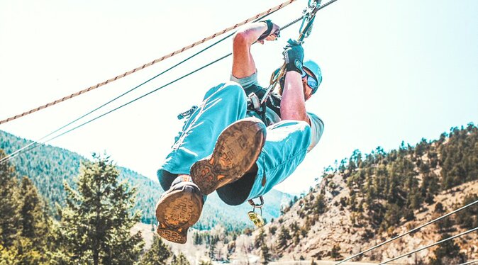 Upper Clear Creek Whitewater Rafting plus Cliffside Zipline from Idaho Springs - Starting among the pines in Idaho Springs