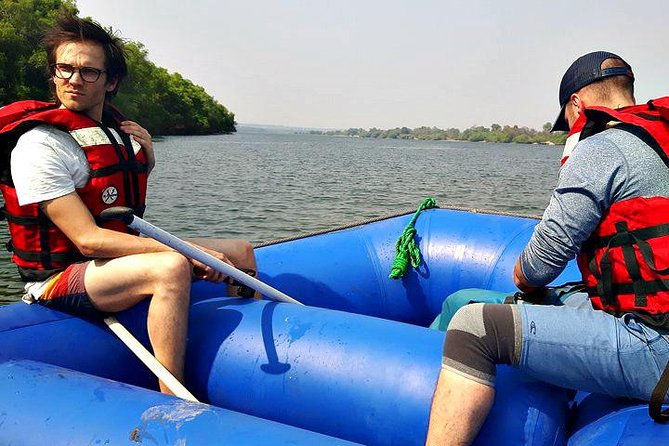 Upper Zambezi Raft Float - Watching for crocodiles, hippos, elephants, and birds
