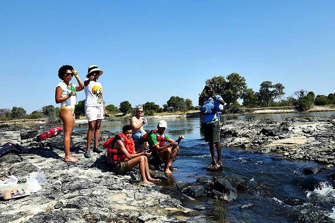 Upper Zambezi Raft Float - Driving upstream along the Zambezi