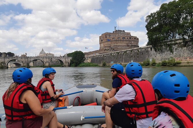 Urban Rafting on Rome's Tiber River - Calm water first, rapids later