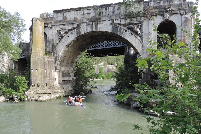 Urban Rafting on Rome's Tiber River - Meeting beneath Porta del Popolo