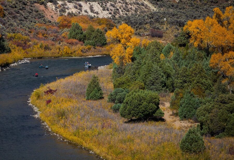 Vail CO: Family-Friendly Colorado River White Water Raft - Meadows, ranches, cliffs, and wildlife