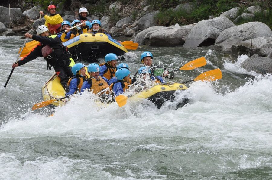 Val di Sole: Rafting for families on First River in Europe - Guides, teamwork, and the safety setup