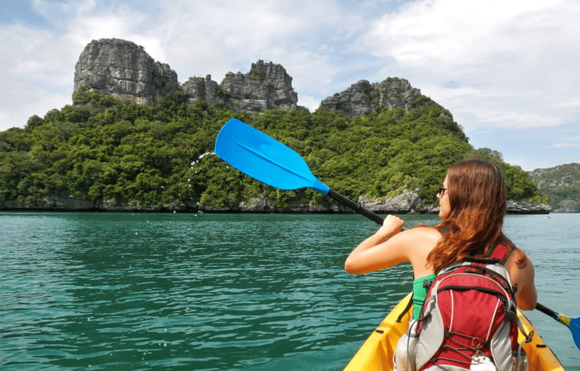 Vang Vieng:Zipline,Water Cave,Tham Chang,Kayak,Blue Lagoon 3 - One Day, Four Kinds of Vang Vieng Fun