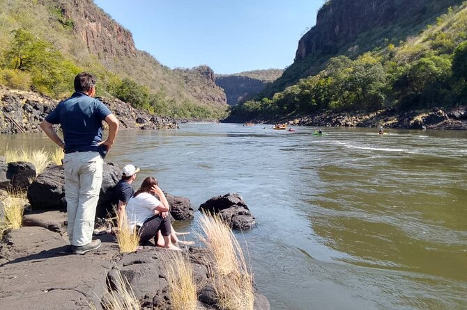Victoria Falls Overnight Rafting, Camping, Fishing on the Zambezi - Fishing on the white sands of the Zambezi