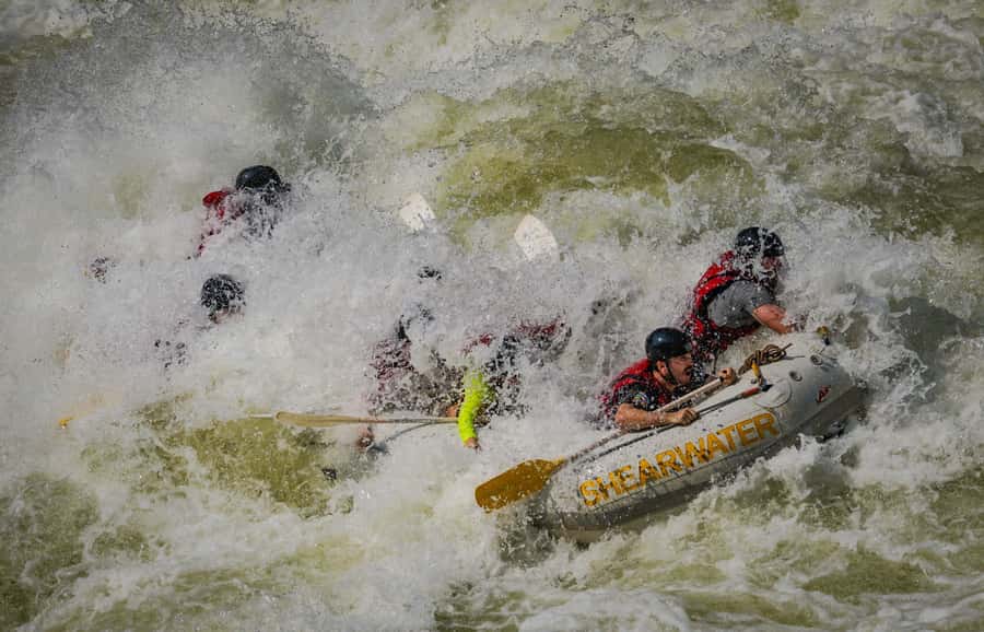 Victoria Falls: Whitewater Rafting Experience - Beginning below Victoria Falls at the Boiling Pot
