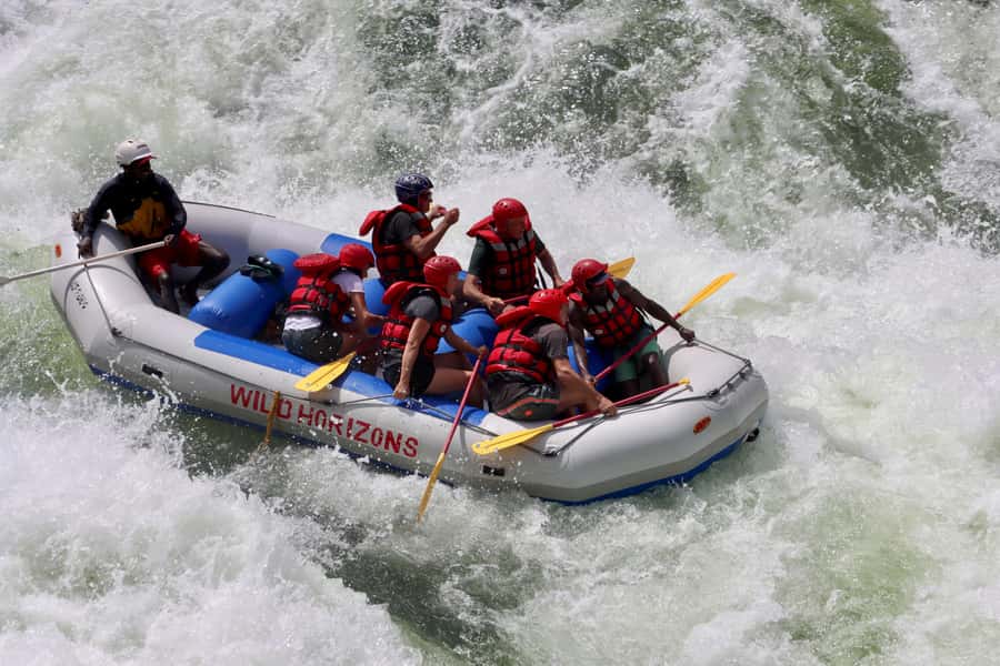 Victoria Falls: Zambezi River White Water Rafting - The walk into and out of the gorge