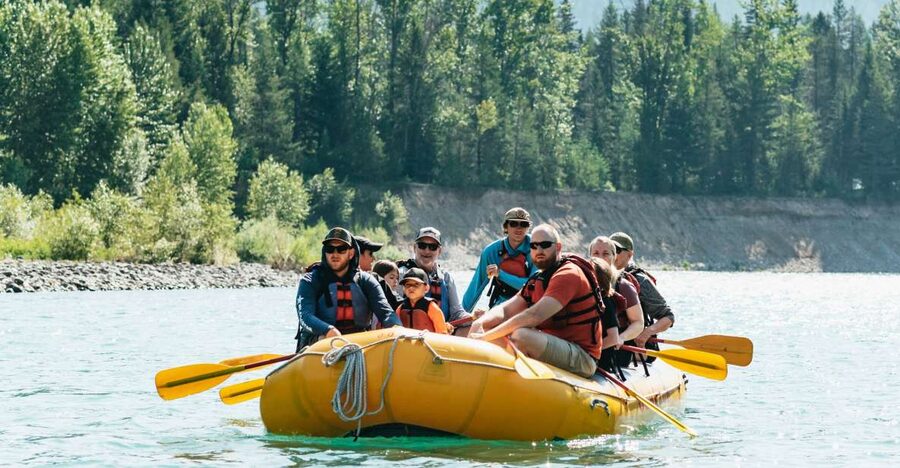 West Glacier: Glacier National Park Scenic Raft Trip - A gentle way to see Glacier near West Glacier