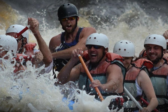 White-water Rafting Adventure on the Menominee River - The first run through class IV whitewater
