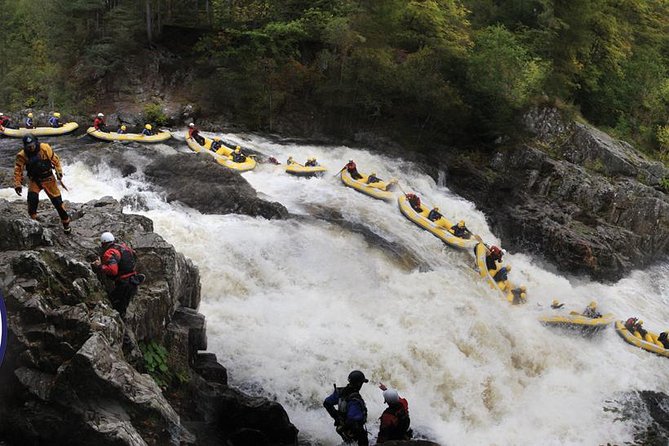 White Water Rafting and River Bugs on the River Tummel - Getting ready at 10:00 a.m.