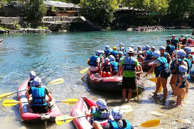 White-Water Rafting Experience from Side and Manavgat - Safety Briefing and Getting Into the Raft