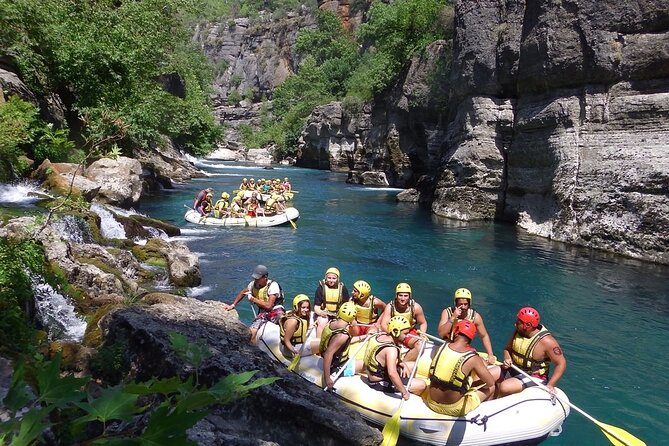 White Water Rafting from Side, Turkey - Getting ready beside the Köprüçay River