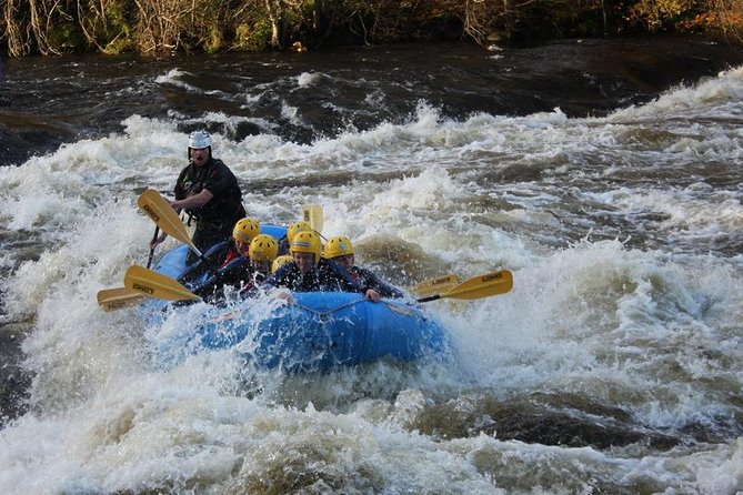 White Water Rafting on the River Tay from Aberfeldy - Grandtully Rapid, the Longest Section