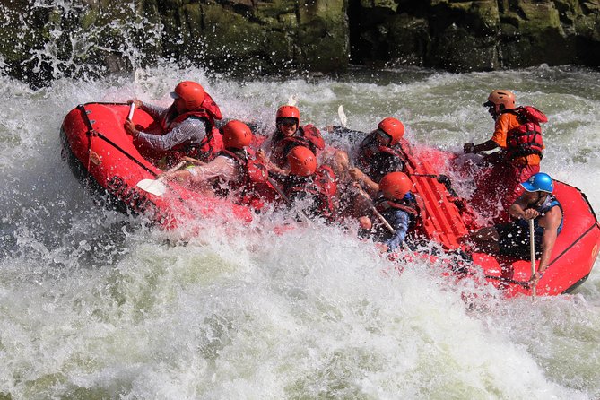 White Water Rafting & Swimming under the Falls - What several hours on the Zambezi feels like