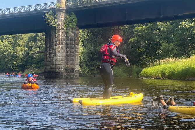 White Water River Bugs in Llangollen - Scenic Moments Between the Action