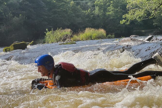 White Water River Bugs in Llangollen - Getting Into the River Bug