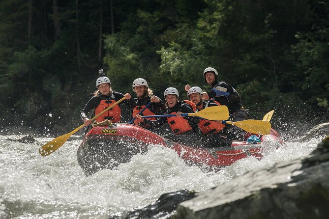 Whitewater Action Rafting Experience in Engadin - Entering the Giarsun Gorge