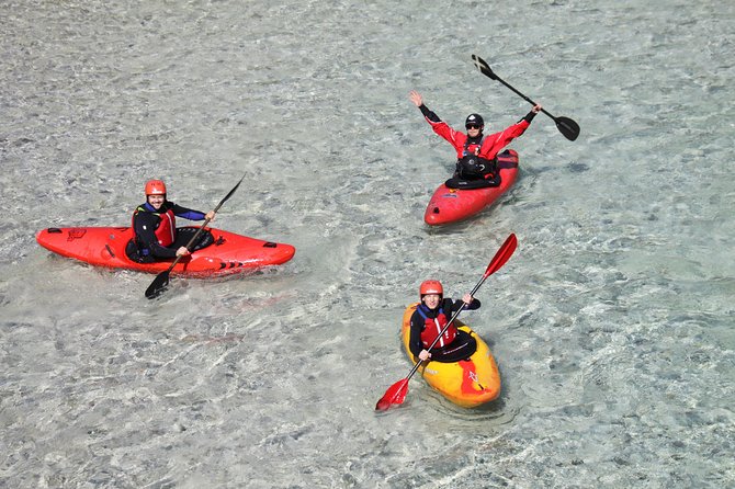 Whitewater Kayak Course on Soca River - Day two: a new entry point based on your progress