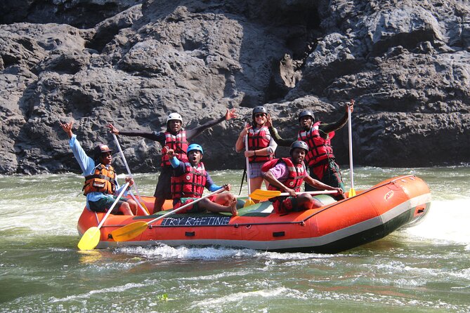 Whitewater Rafting Adventure on the Zambezi River, Victoria Falls Zimbabwe - Entering the Batoka Gorge