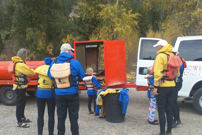 Whitewater Rafting, Jackson Hole - Family Friendly Classic Raft - Big Kahuna, Lunch Counter, and calm water