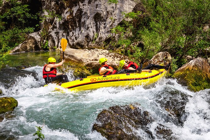 Whitewater Rafting on Cetina River from Split or Šestanovac - The steep walk out of the canyon