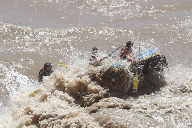 Whitewater Rafting on the Colorado River - Fisher Towers and the first calm miles
