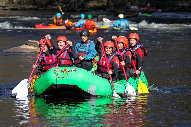 Whitewater Rafting on the River Dee in Llangollen - Paddling the River Dee