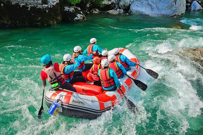 Whitewater Rafting on the Soča River in Bovec, Slovenia - What the $83.48 price includes