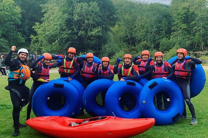 Whitewater River Tubing in Llangollen - Calm stretches, rapids, and the scenery around Llangollen