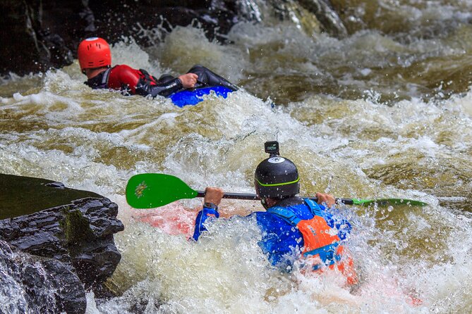 Whitewater River Tubing in Llangollen - The guides make the three hours work
