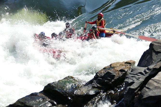 Zambezi River Class IV-V White-Water Rafting from Victoria Falls - Gear, safety instruction, and the steep walk down