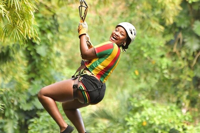 Zipline, Dunn’s River Falls, Bamboo Rafting & Horseback Ride Tour - Bamboo rafting brings the quiet hour